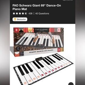 FAO Schwarz Giant Dance-On Piano Mat